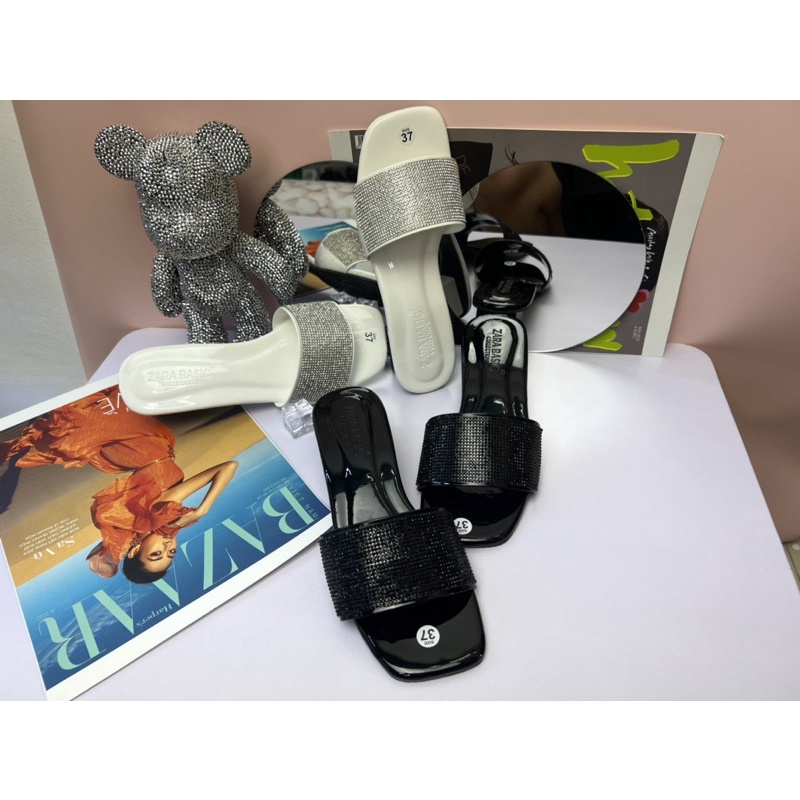 Dép gót 3cm bản xoàn cực sáng siêu xinh hót da bóng cho các nàng.