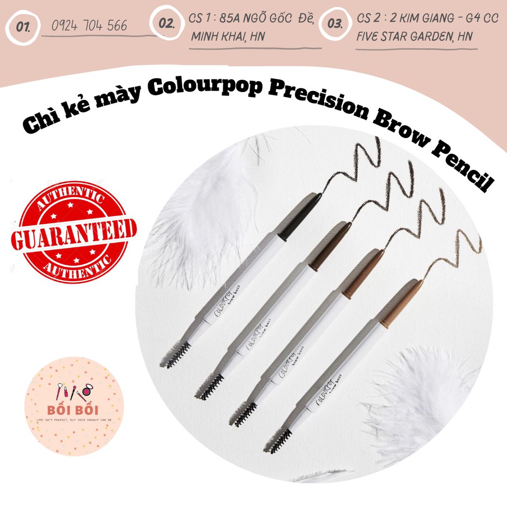 Chì kẻ mày Colourpop Precision Brow Pencil