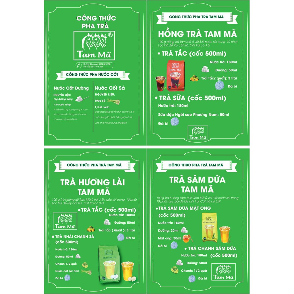 Trà Tam Mã Hương Lài / Sâm Dứa 500g của Cozy