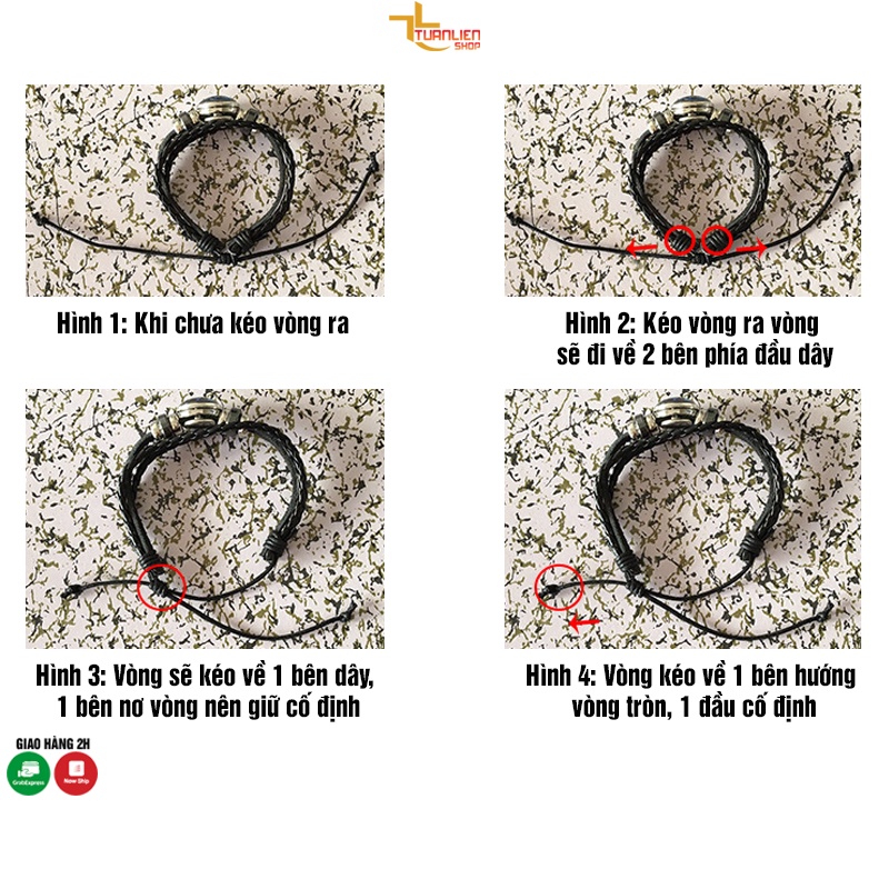 Handmade- Vòng tay cung hoàng đạo- Mật ngữ 12 chòm sao- Vòng tay- Vòng tay nam- Vòng tay nữ VT05