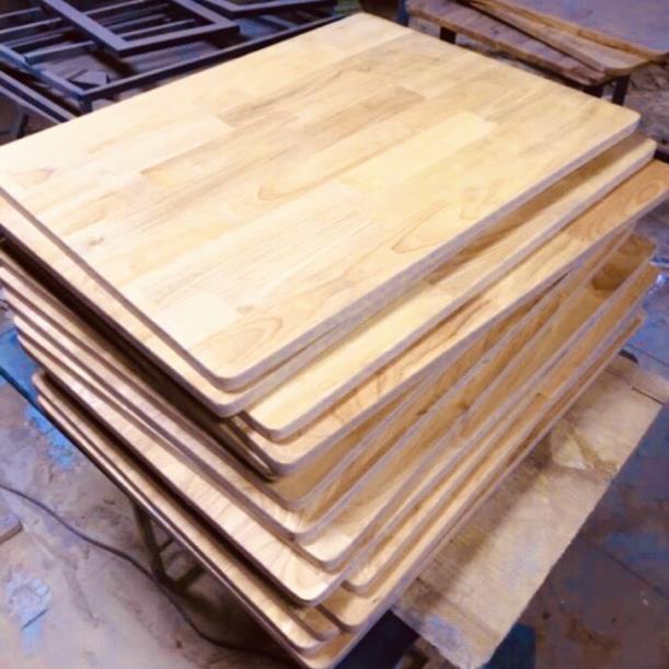 Mặt gỗ cao su phủ keo chất lượng nhập khẩu kích thước đa dạng làm mặt bàn,kệ