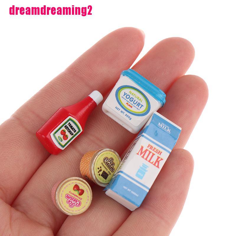 Bộ 5 Mô Hình Thức Ăn Xinh Xắn Dành Cho Búp Bê