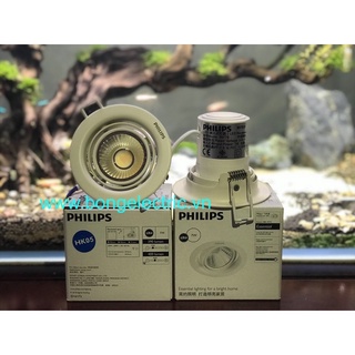 Đèn led âm trần chiếu điểm Philips, spotlight dòng POMERON 59775, 59776- 5w, 7w - Chính hãng, thay đổi góc chiếu 2 trục