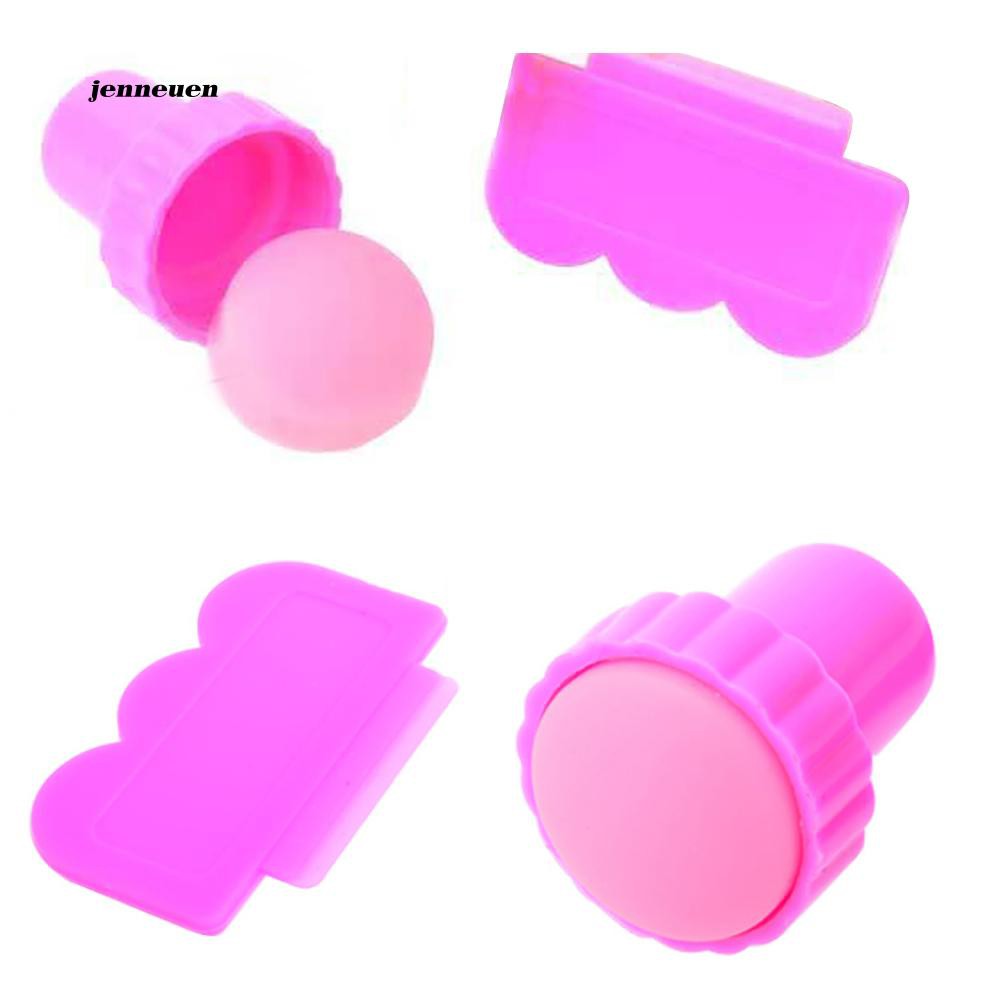 [Hàng mới về] Bộ con dấu họa tiết xinh xắn dùng để trang trí móng nghệ thuật