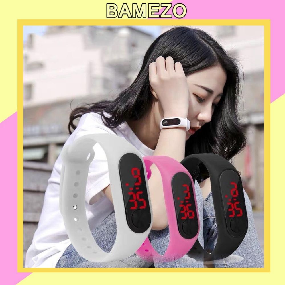 Đồng hồ Bamezo điện tử thời trang led thông minh thể thao DH91
