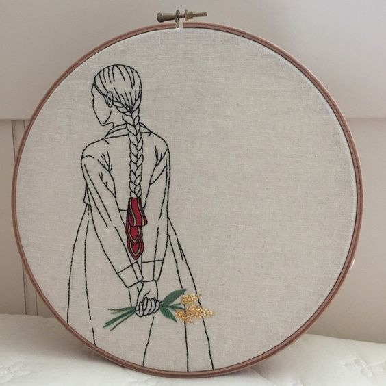 KIT THÊU TRANH NỔI tình yêu quà tặng thêu thủ công tự làm decor nhà cửa trang trí HOOP LOVE FAMILY  Zen Handmade