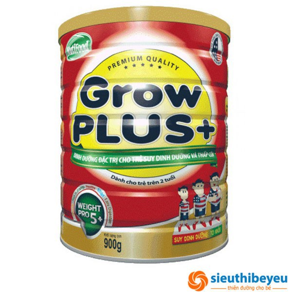 Sữa Grow Plus xanh đỏ Nutifood 900g