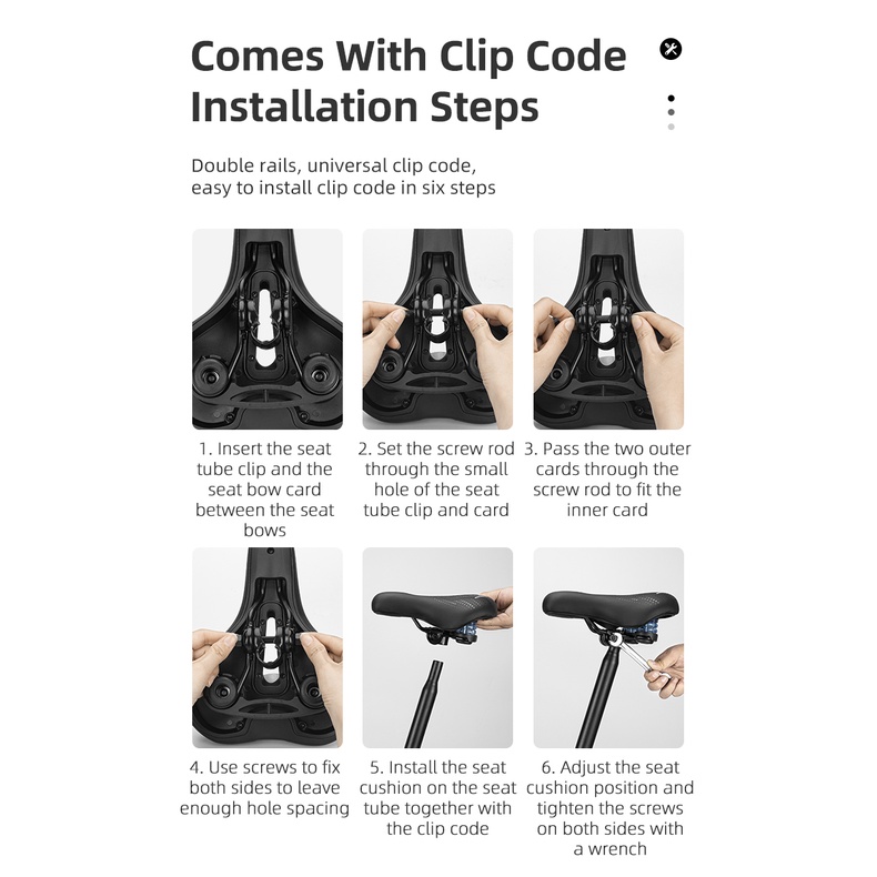 [Fulfilled by Shopee] Yên Xe Đạp ROCKBROS Có Lỗ Thoáng Khí Cao Cấp