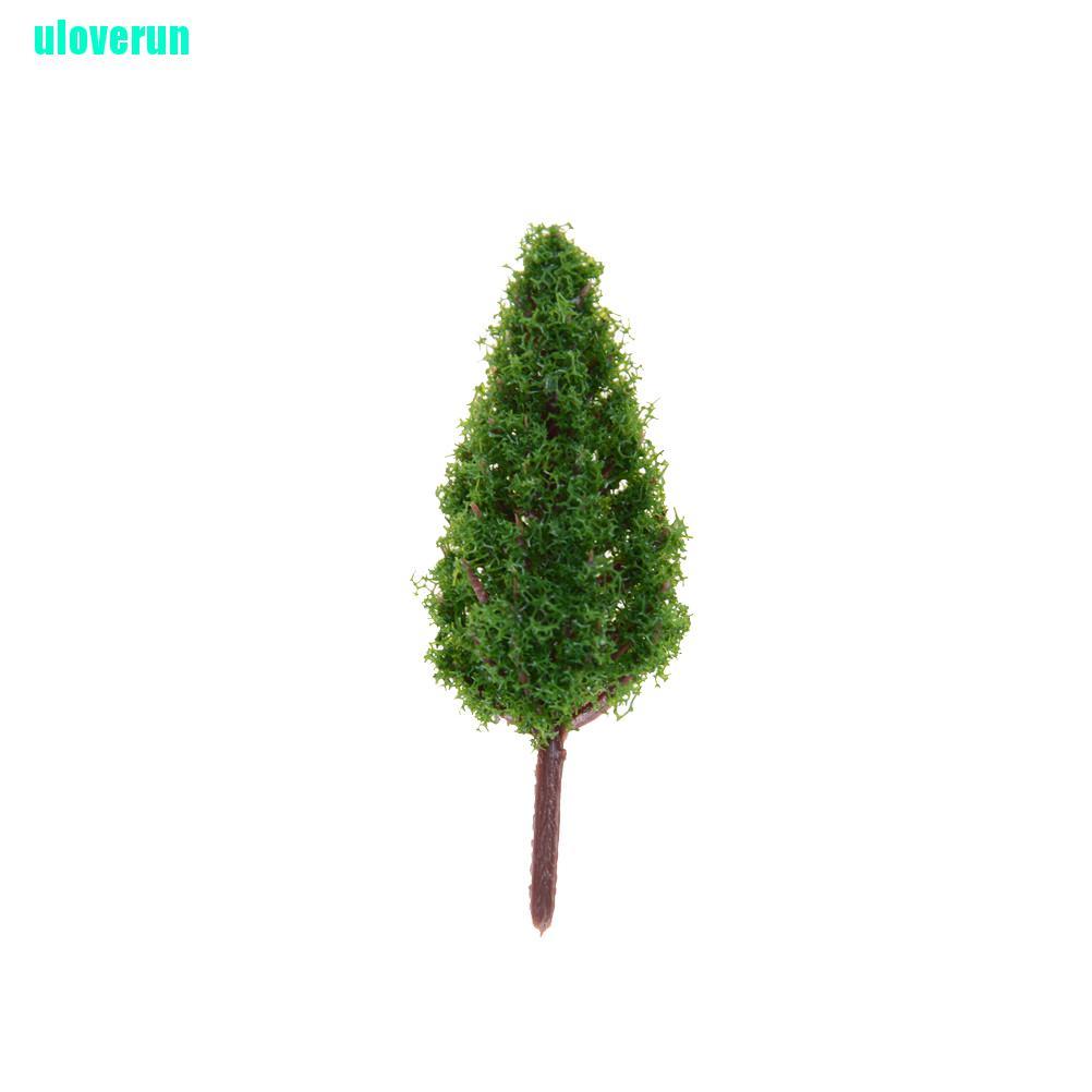 Set 10 Mô Hình Cây Nhựa 68mm Dùng Trang Trí Tiểu Cảnh Độc Đáo