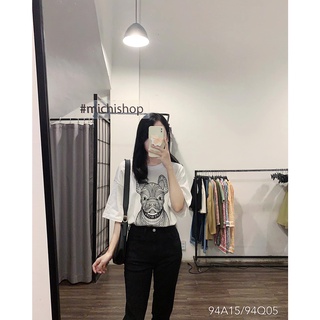 Quần jean slimboy đen trắng - 94Q05
