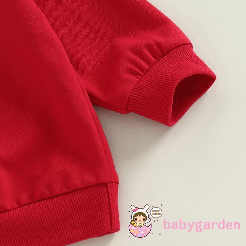 Set Đồ 3 Món Gồm Áo Cổ Tròn In Chữ + Váy Tulle + Băng Cài Đầu In Họa Tiết Giáng Sinh Cho Bé Gái 0-24 Tháng Tuổi