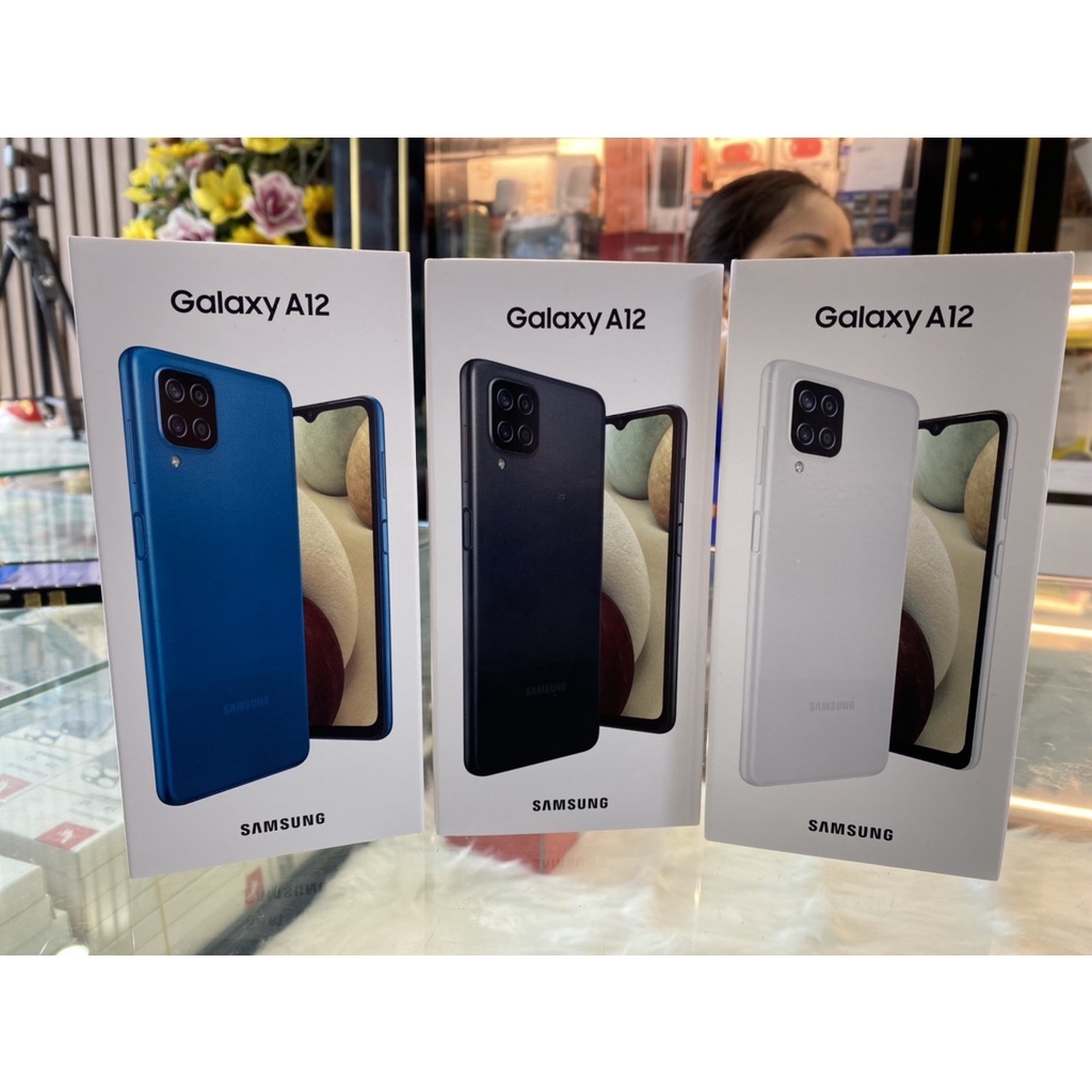 Điện thoại Samsung Galaxy A12 4Gb chính hãng.
