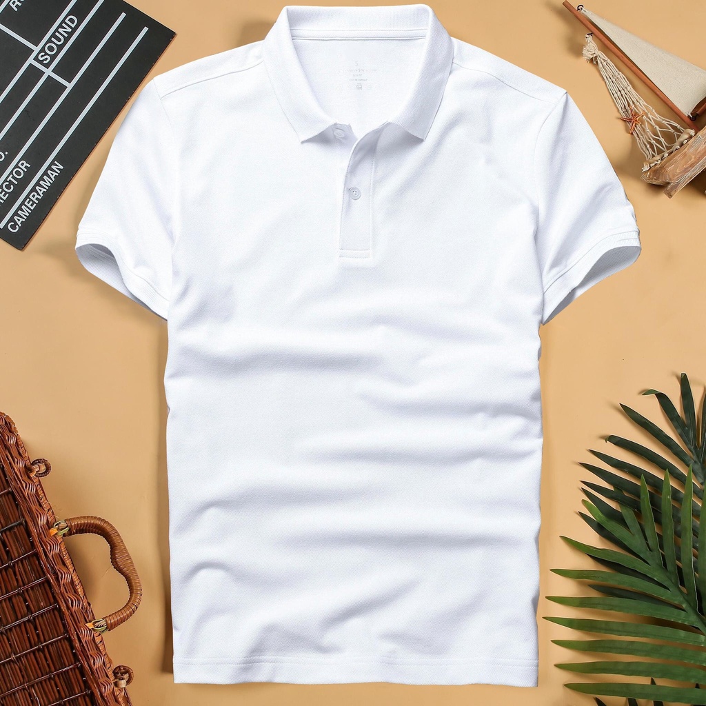 Áo thun nam Polo trơn vải cá sấu cotton 4 chiều co dãn cực kỳ sang trọng lịch lãm VG02-VIGO | BigBuy360 - bigbuy360.vn