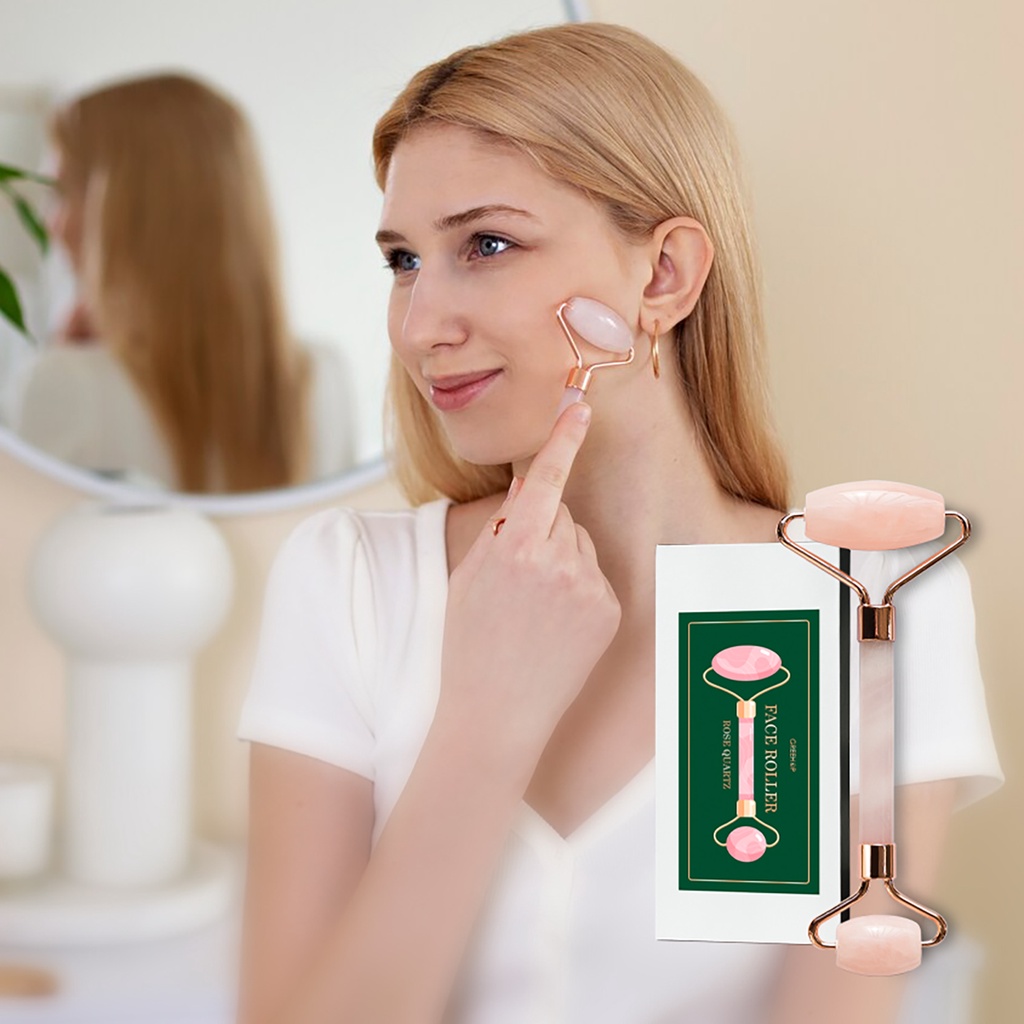 Cây lăn massage mặt, đá lăn mặt Greehop nâng cơ, săn chắc da