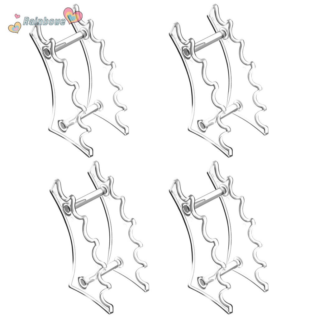 Đế Nhựa acrylic Màu Cầu Vồng Trưng Bày Bút Mực Tiện Dụng Đứng