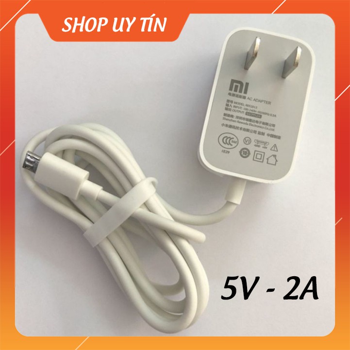 Nguồn Xiaomi 5V 2A chân Micro Chính Hãng Cho Camera IP Wifi - Xiaomi 5v2a - Nguồn 5v2a