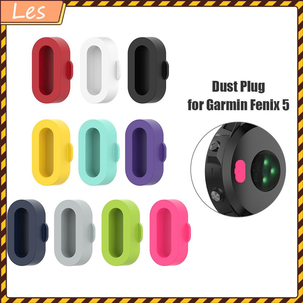 Set 10 nút silicone chống bụi cho cổng sạc Garmin Venu 2 Venu 2S Fenix 5