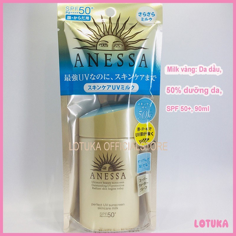 Kem chống nắng Anessa Milk vàng giá CỰC RẺ KCN1