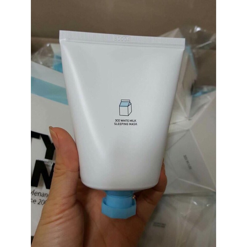 MẶT NẠ NGỦ DƯỠNG TRẮNG SỮA TƯƠI 3CE WHITE MILK