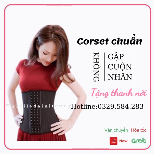 [Tặng thanh nới] Đai latex Hy Lạp chuẩn 25 xương - Đai nịt bụng sau sinh - Gen nịt bụng chính hãng