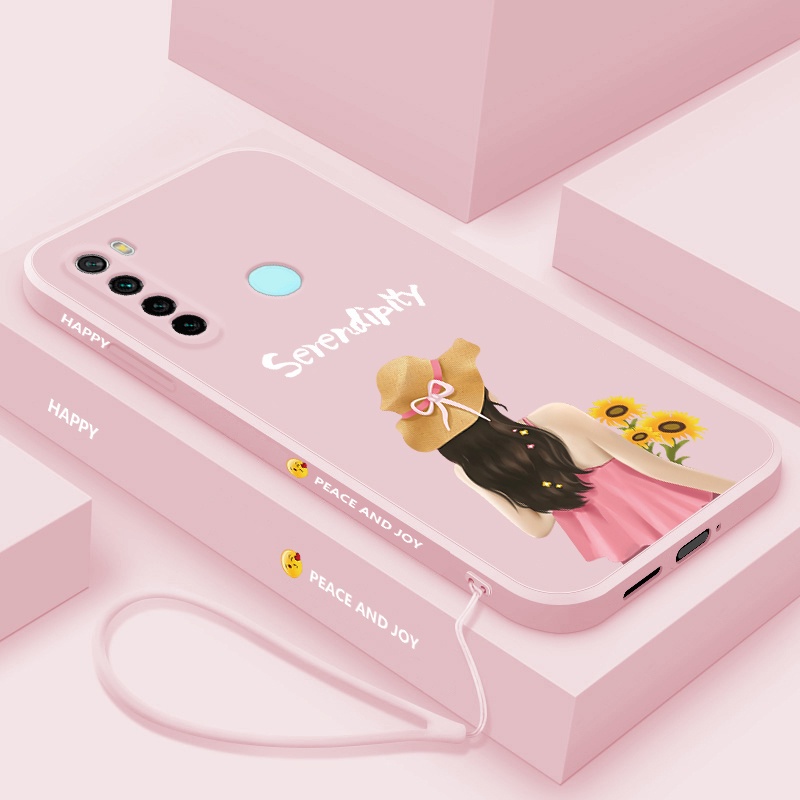 Ốp Điện Thoại Silicon Có Dây Đeo Cho Redmi note 8 note 9 note 10 note 10 pro note 7 note 8 pro note 9 pro