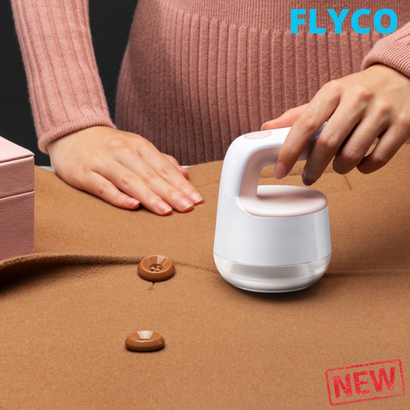 (Mới 2021) Máy cắt lông xù sơ vải cao cấp Flyco - Sạc điện USB Type C - Bảo hành 12 Tháng