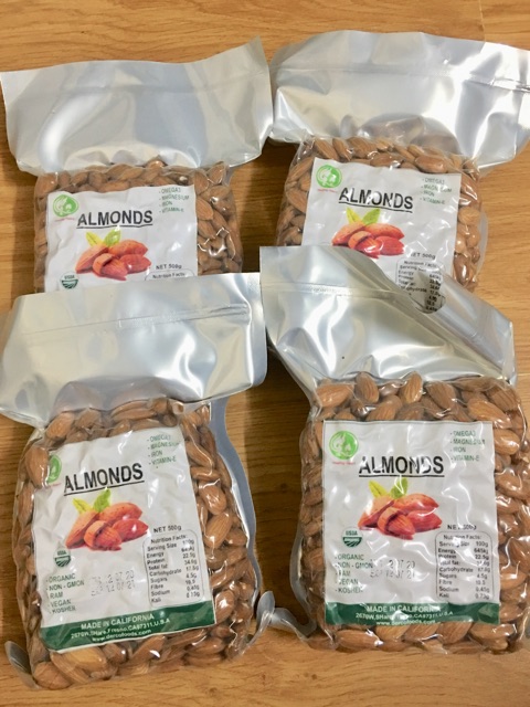 Hạnh nhân rang chín tự nhiên 500g