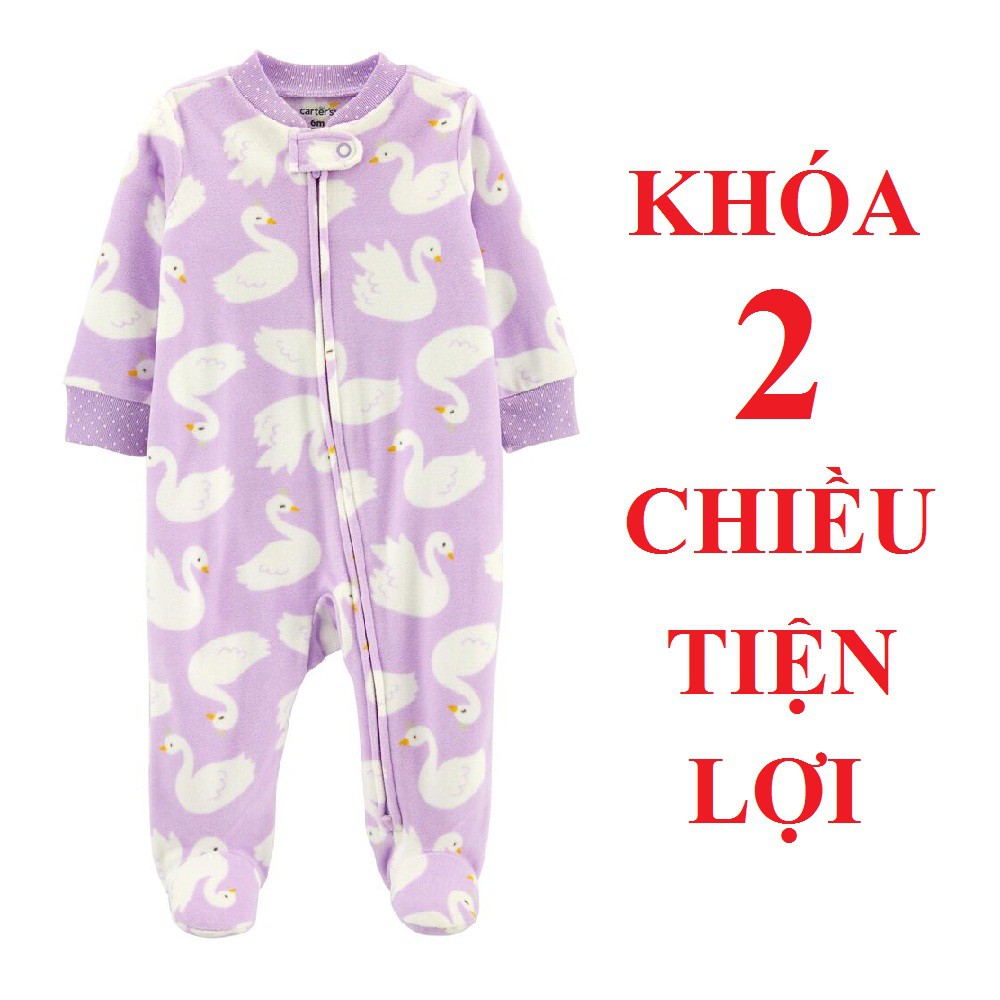 THANH LÝ HÀNG LỖI ! SIZE LỚN ĐẾN 10 TUỔI Body nỉ, nhung liền tất dày dặn ấm áp bé trai bé gái, khoá 2chiều, 1c, cúc bấm