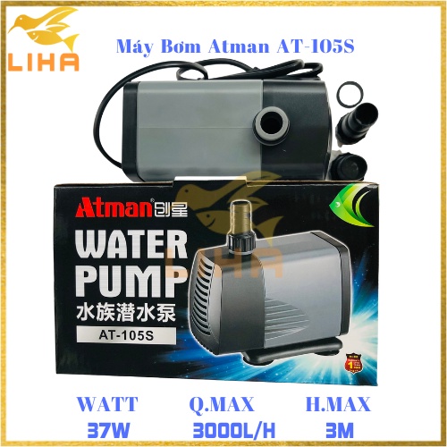 Máy Bơm Atman AT 101S | 102S | 103S | 104S | 105S - Bơm Nước Bể Cá Cho Hồ Cá Cảnh