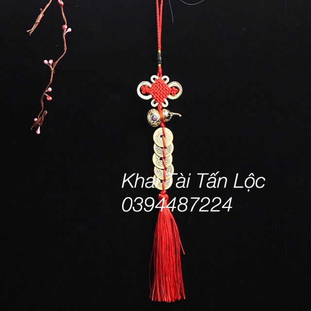 Dây ngũ đế hồ lô bát quái chiêu tài hoá sát phong thủy