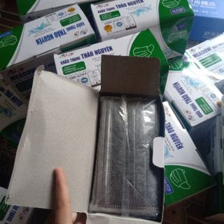 Khẩu trang Thịnh Phát 4 lớp.xanh xám