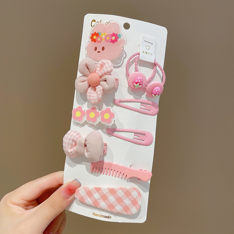 Set 14 Kẹp Tóc Mái Dễ Thương Cho Bé Gái