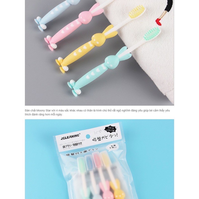 Bàn Chải Đánh Răng MOONY STAR Cho Bé