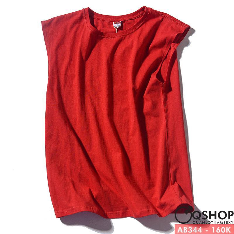 ÁO THUN 3 LỔ TRƠN TANKTOP NAM  AB344