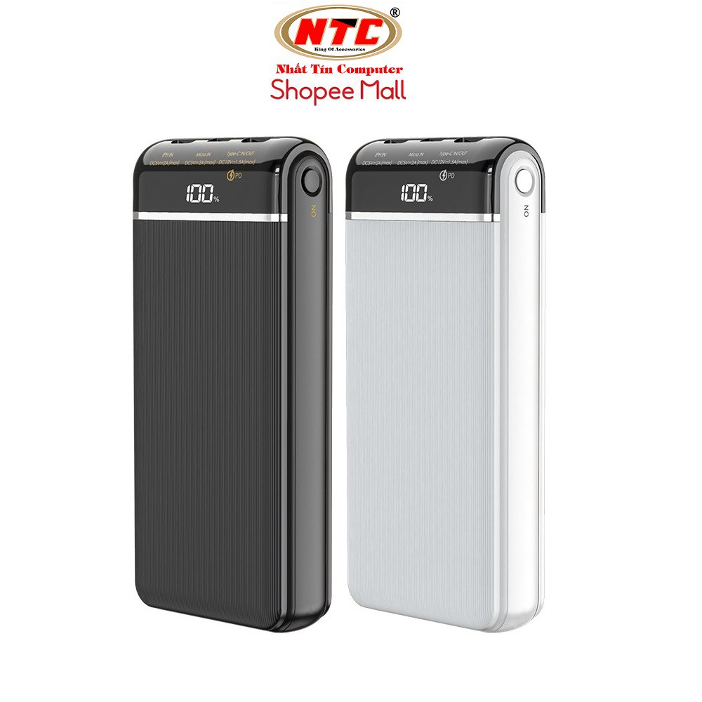 Pin sạc dự phòng Remax RPP-107 10000mAh lõi Li-polymer, hỗ trợ sạc nhanh output QC3.0 và PD18W Type-C - Hãng phân phối