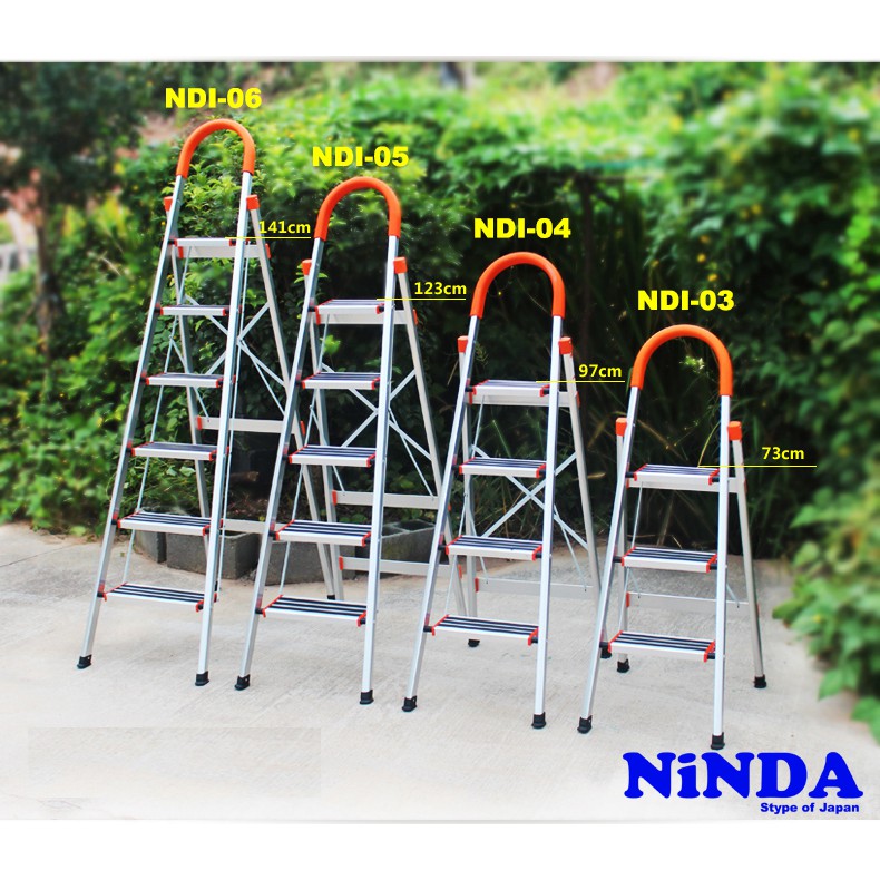 Thang ghế gia đình NiNDA Nhật Bản 6 bậc, 5 bậc, 4 bậc, 3 bậc- Hàng Chính hãng