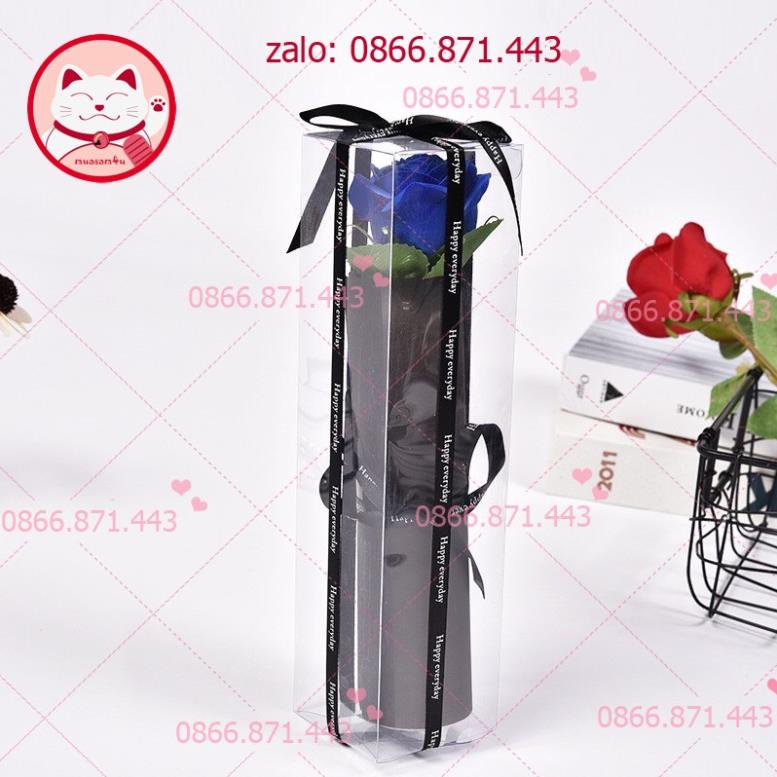 ⚡𝐅𝐑𝐄𝐄𝐒𝐇𝐈𝐏⚡ Hoa sáp thơm hộp mica thắt nơ - QA