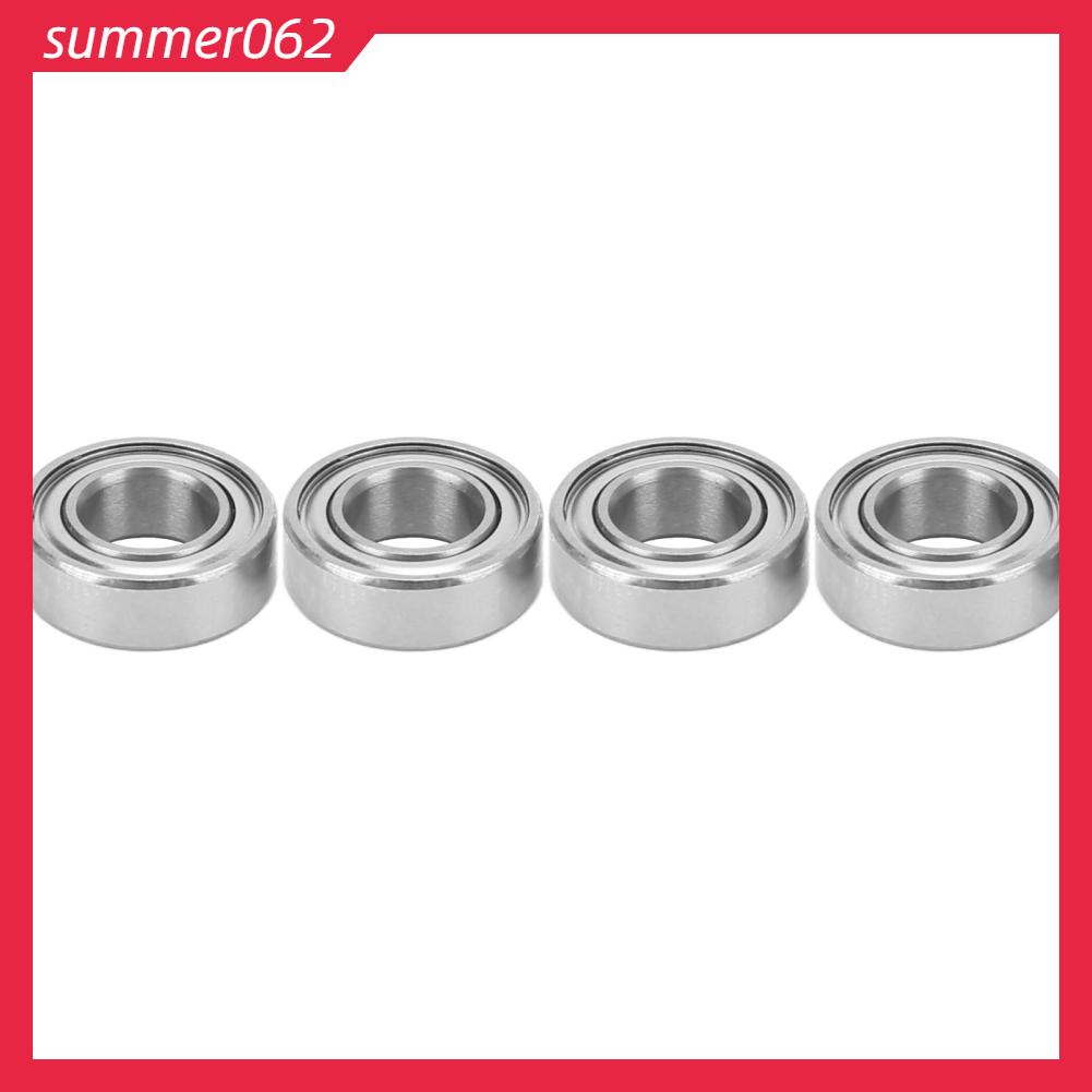Summer062 4 cái RC Ball Bearing Thép Vòng bi Kim loại nhỏ được che chắn cho ARRMA Granite 1/10 Car