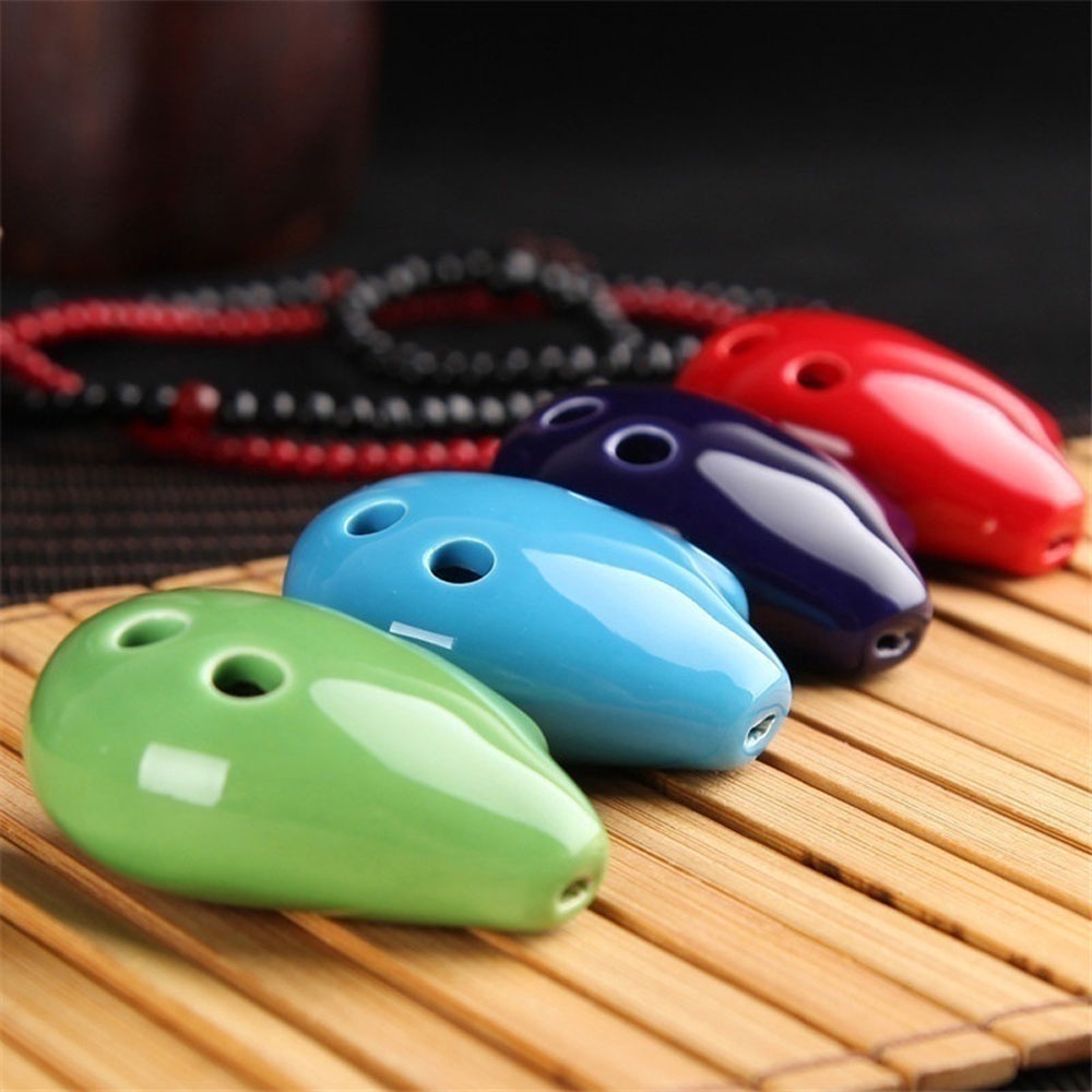 Sáo ocarina mini 6 lỗ bằng gốm thủ công 3 dành cho học sinh