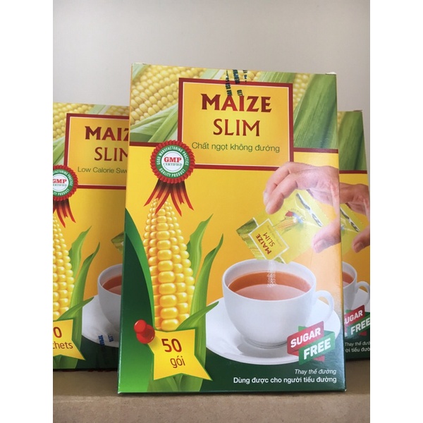 [ Sale ] Maize Slim  -  Đường bắp dành cho tiểu đường hộp 50 gói