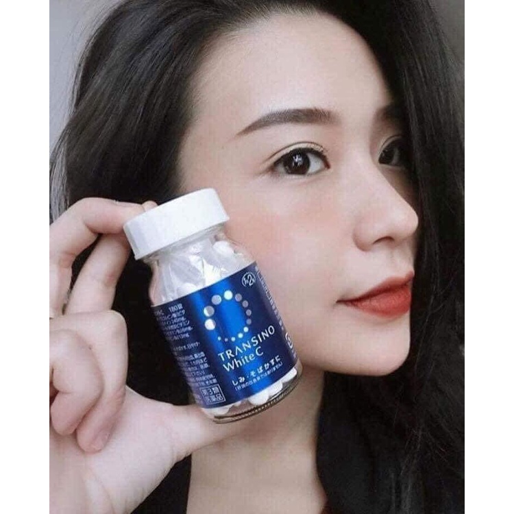 Viên uống hỗ trợ trắng sáng da Transino Xanh White C Clear - 120 viên