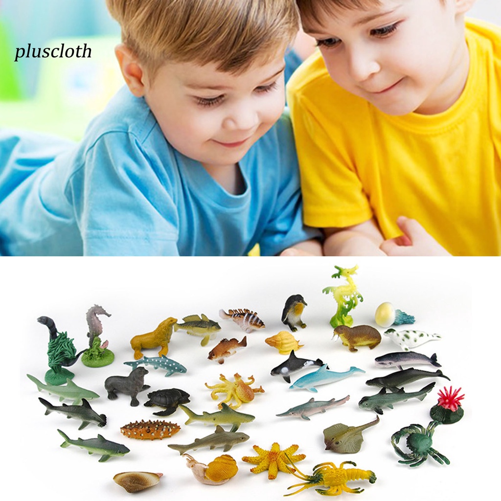 Đồ chơi mô hình sinh vật biển mini cho trẻ nhỏ
