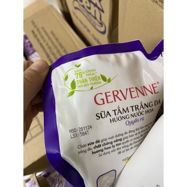 Sữa tắm trắng da mịn màng dưỡng ẩm tuyệt đối hương nước hoa 1200ml tặng kèm gói 450ml