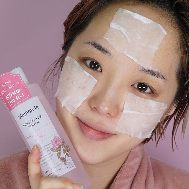 Set Nước Hoa Hồng Không Cồn Siêu Dưỡng Ẩm Mamonde Rose Water Toner 250ml | BigBuy360 - bigbuy360.vn