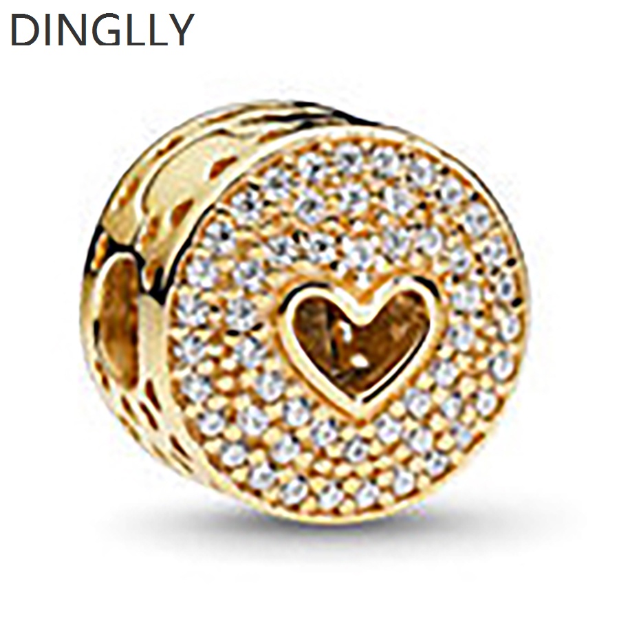 Hạt Charm Hình Trái Tim / Con Ong / Ngôi Sao / Bướm / Vòng Bắt Giấc Mơ Màu Vàng Kim Dùng Làm Trang Sức