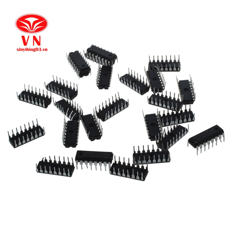 Bộ 25 Linh Kiện Máy Tính 74hc595 Ic 8-bit Dip-16