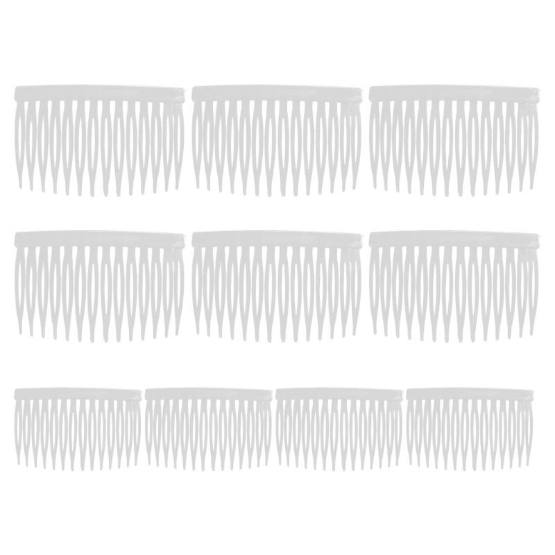 Set 10 Lược Nhựa Cài Tóc Cô Dâu Chuyên Dụng