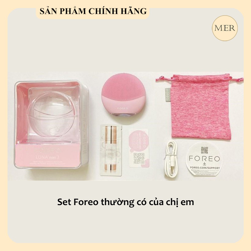 Máy Rửa Mặt Foreo LUNA MINI 3 - Loại Bỏ Bụi Bẩn Và Cặn Trang Điểm Chỉ Trong 30s