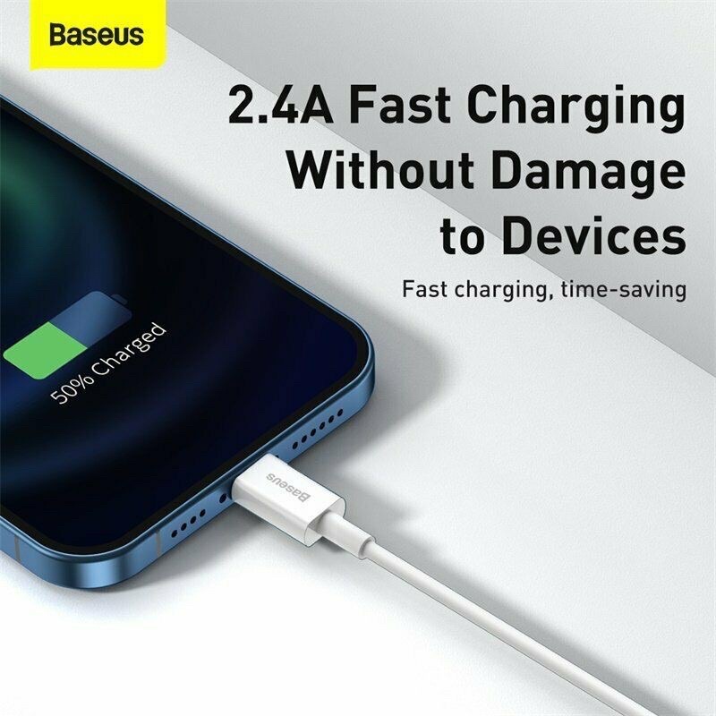 Cáp Sạc IPBaseus Superior Series Fast Charging-2.4A USB to Truyền Dữ liệu cho IP6/7/8plus/x/Xsmax