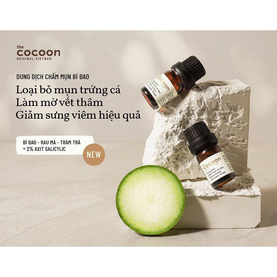 Dung Dịch Chấm Mụn Bí Đao Cocoon Winter Melon Acne Super Drops 5ml